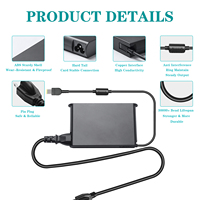 Adaptador de ordenador portátil delgado de 135W cargador USB PIN 20V 6.75A adaptador de CA para ordenador portátil IdeaPad para ThinkPad W541 W540 T540p T470P T440
