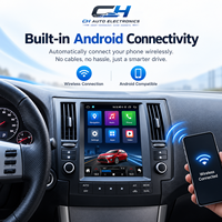 Autoradio stéréo Android GPS Navigation CarPlay Bluetooth pour Infiniti FX35 FX45 2003-2009