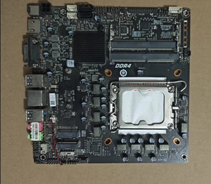 Placa Base Mini ITX H610 LGA 1700 para Juegos, 12.ª Generación de CPU, Memoria DDR4, LVDS Integrado, DP, Placa Base Mini ITX para Juegos - Product Image 1