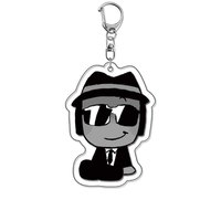 Porte-clés en acrylique Roblox Game Anime Merch avec impression UV, léger, cadeau pour visiteurs, fabriqué en Chine