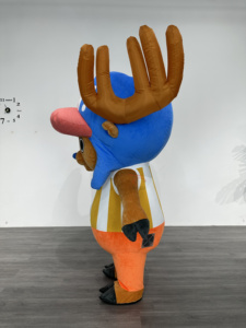 Costume Mascotte Gonfiabile Natalizio di Tony Chopper da <span class=keywords><strong>One</strong></span> <span class=keywords><strong>Piece</strong></span> per Adulti, Costume da Mascotte Cartone Animato per Eventi Pubblicitari - Product Image 5