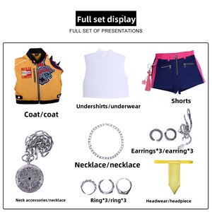 Nuevo grupo de chicas de onda coreana, disfraz de Cosplay de Demon Slayer Rumi Mila Zoyi, pantalones cortos, pantalones, Navidad, Halloween - Product Image 6