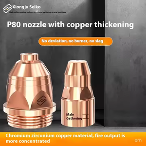 Antorcha de corte de cobre P80 con boquilla <span class=keywords><strong>sin</strong></span> electrodos 1,3, accesorios de máquina de corte por Plasma <span class=keywords><strong>para</strong></span> soldadura y soldadura - Product Image 2