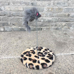 Cat Toy Spring Mouse M10 Plush Interactive Pet Toy For Cats <b>Scratch</b> <b>Pad</b> Base - Product Image 4