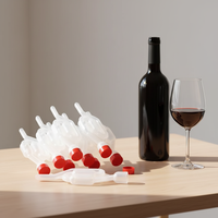 Bouchon de Fermentation Jetable en Forme de S pour Brassage Artisanal et Vinification – Outil de Bar en Plastique pour Vin