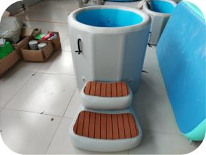 Baignoire à glace portable, pliable et biodégradable en plastique |   Petite baignoire pour animaux de compagnie en fibre |   Baignoire de récupération pour salle de bain, en stock et expédition rapide - Product Image 3