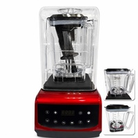 2200W Commerciële Blender, 2.2L Hoge Vermogen Heavy Duty Blender, Zuiver Koperen Motor 110V 220V