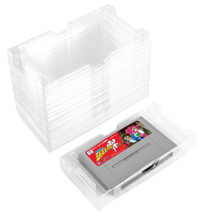 <span class=keywords><strong>Super</strong></span> Famicom Cartucho Incrustaciones Plástico transparente SFC Insertos Juegos Bandeja interna Con cable Vitrina <span class=keywords><strong>de</strong></span> repuesto con versión JP para coche - Product Image 1