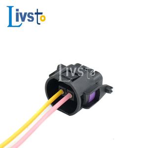 Autoteile IP67-zertifizierter Wasserdichter Steckverbinder mit Reinkupferleiter, <span class=keywords><strong>2</strong></span>-poliger Gummi-Elektronikstecker für Auto und Haushaltsgeräte - Product Image 4