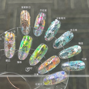 Pigmento en Polvo de Mica Perlada Acrílica Shenghong Súper Camaleón Aurora en Escamas para Brillo de Labios, Pintura, <span class=keywords><strong>Uñas</strong></span>, Cerámica SiO2 - Product Image 2