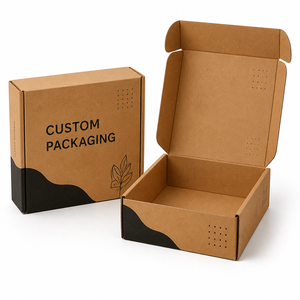 Cajas de Envío Ecológicas Personalizadas al por Mayor, Cajas de Cartón Corrugado Impresas con Diseño Personalizado, Caja Tipo Avión para Souvenirs - Product Image 1