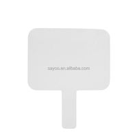 Support d'affichage en carton 3MM pliable 15x20cm, tableau blanc vierge effaçable à sec, pour tableaux de scores et tableaux de réponse