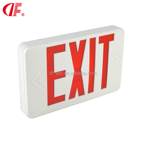 Mỹ thị trường <span class=keywords><strong>LED</strong></span> Đen Exit salida đăng ánh sáng màu đỏ/Màu xanh lá cây với customsized ul được phê duyệt - Product Image 3
