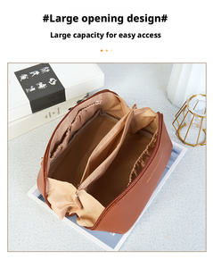 Organizador de maquillaje al por mayor, neceser de viaje para mujer, estuche de maquillaje, caja de lujo para dama, bolsa de cosméticos con cremallera para viaje - Product Image 5