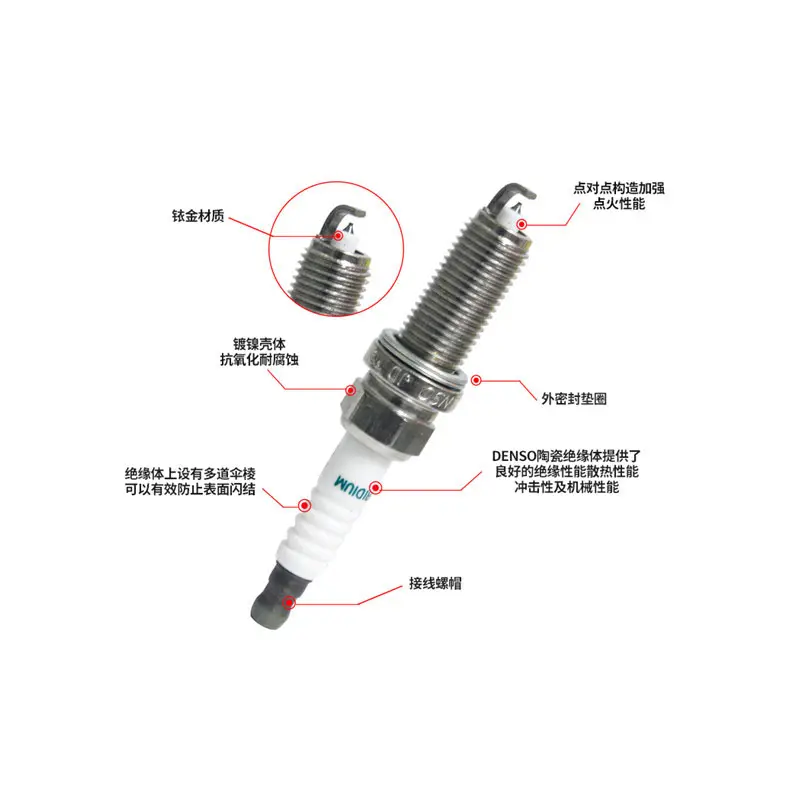 Bujía de iridio de alto rendimiento FXU16HR11, OEM 18847-11160, para BOSCH, gran oferta