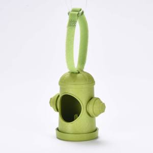 Dispenser portatile personalizzabile per sacchetti di rifiuti per animali domestici Dispenser per sacchetti di cacca di paglia di grano per cani - Product Image 3