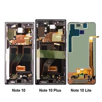 Écran de remplacement AMOLED 6,6 pouces avec cadre pour Note 10 Plus 5G – Vente en gros, original