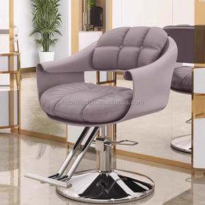 Fauteuil de salon de coiffure moderne, haut de gamme, pivotant, réglable, fauteuil de barbier - Product Image 1