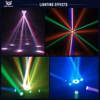 MOWL Stage 6 Heads 6x40w Beam 6x10w Bee Eye RGBW 4in1 LED Beam Moving Head Light pour Bar DJ Nightclub