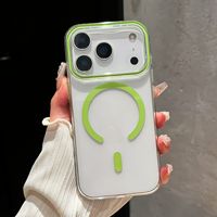 Coque de téléphone portable transparente de haute qualité pour iPhone 17 Air 16 15 14 Pro Max lentille transparente couverture arrière robuste