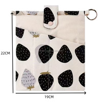 Housse de protection pour livre en tissu brodé personnalisé, en coton et lin, cadeau pour les amoureux des livres, pochette portable pour Kindle