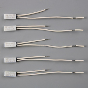 Superhero Cy9700 Thermal Protector 250V 3A 105C Temperature <b>Control</b> Switch Flat Head Tubular Automatic Reset - Product Image 1