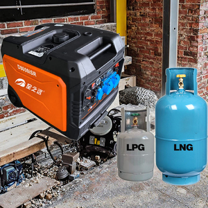 เครื่องกำเนิดไฟฟ้าแบบพกพา 3.5kW 6.5kW ใช้ได้สองระบบ LPG/LNG สตาร์ทด้วยรีโมท เงียบ สำหรับใช้ในบ้าน 006 คลื่นไซน์บริสุทธิ์ เสถียร สะอาด - Product Image 6