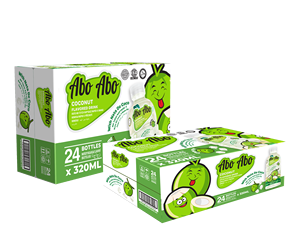 Abo Abo Grosella Negra 320ml x 24 botellas/caja Bebida de Sabor Personalizado con Gelatina de Coco OEM y Marca Privada Disponible - Product Image 6