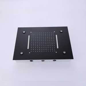 Dishixindi - Cabezal de ducha rectangular H-50X36PB con iluminación LED, tipo lluvia, para baño, rociador superior, duradero - Product Image 2