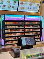 Étagères de supermarché Jiachuang à LED, armoire à cigarettes murale suspendue, combinaison