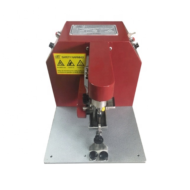 Односторонняя кожаная сумка с краем краев окраски масляной краски, вертикальная машина