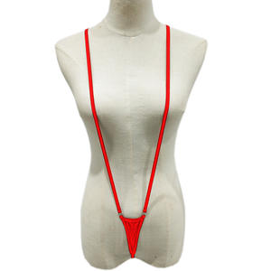 Bikini de una pieza Sexy para mujer americana europea, ropa interior, Mini traje de baño transfronterizo, Tanga, lencería - Product Image 4