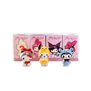 Figurine de dessin animé japonaise en PVC Kuromi My Melody, mignonne pour boîte mystère, modè<span class=keywords><strong>le</strong></span> de décoration de bureau ou de voiture, petit ornement - Product Image 6