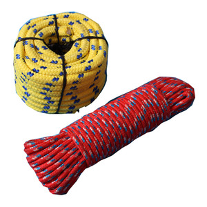 El fabricante suministra cuerda trenzada de polipropileno de colores, cuerda de polipropileno, cuerda de PP, cuerda redonda de polipropileno con núcleo hilado, y - Product Image 1