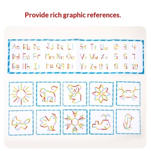 Juguetes de Rompecabezas Montessori para Preescolares, Palitos y Anillos Creativos, Rompecabezas Educativo para el Aprendizaje Temprano e <span class=keywords><strong>Inteligencia</strong></span> - Product Image 4