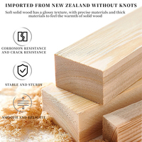 Línea semicircular de pino personalizada línea de madera maciza línea de cintura cuarto fregadero de caída Borde de cierre columna decorativa pasta de borde