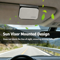 Diffuseur d'aromathérapie magnétique personnalisé avec logo, pour pare-soleil de voiture, désodorisant d'air, gain de place, pour intérieur de voiture, hôtel, maison