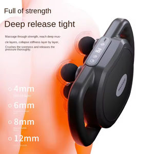 Mejor calidad masajeador vibración tejido profundo alivio muscular Pian pistola de masaje inalámbrica 16 cabezas masajeador de espalda - Product Image 3