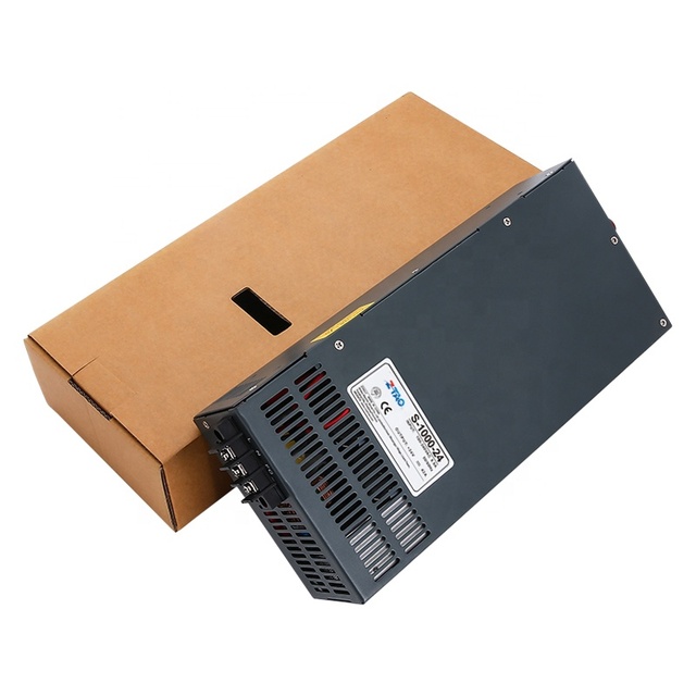 ZTAO High Voltage Industrial AC-DC Switching Power Supply 1200W 48V 100A 24V 50A 60Hz Single Output CE FCC ROHS S-1200-48 3-Year
