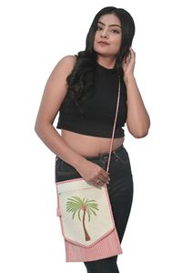 Bolso estampado a mano que ofrece un bohemio en precio al por mayor para mujer Bolso de mano de alta calidad hecho a mano para mujer Playa - Product Image 4