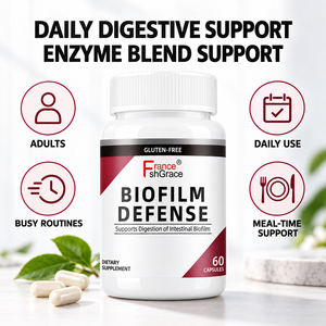 Suplemento de Defensa Contra Biofilms Shecome OEM, Protege la Digestión y el Sistema Inmunológico para Adultos, 60 Cápsulas - Product Image 4
