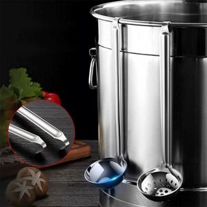 100ml <b>Measuring</b> <b>Spoon</b> Professional Kitchen Tool 201 Stainless Steel Soup Ladle for Restaurant Canteen Kitchen - Product Image 3