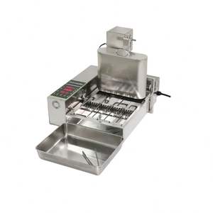 Máquina Automática Eléctrica para Hacer Donas, Comercial, de 4 Filas, Mini, con Freidora - Product Image 2