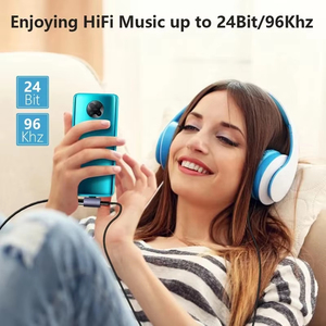 Adaptador de cargador y auriculares <span class=keywords><strong>USB</strong></span> tipo <span class=keywords><strong>C</strong></span> a 3,5mm, divisor de carga rápida de 30W con conector de Audio auxiliar para <span class=keywords><strong>Samsung</strong></span> Galaxy S24 23 Ultra - Product Image 4