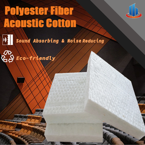 Laine insonorisante en fibre de polyester durable, isolation acoustique haute densité pour générateur, intérieur de voiture, mur - Product Image 1