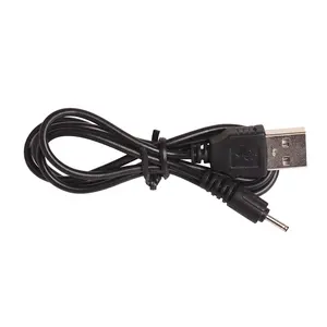 Hoge Kwaliteit 70cm Zwart USB naar DC2.0 Power Cable DC 2.0MM Charger Opladen Kabels voor Nokia N78 N73 n82