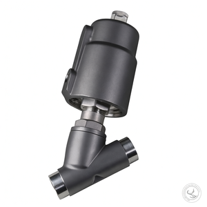 วาล์วลมนิวเมติกแบบมุมโค้ง COVNA B2Bclearance Sale วาล์วแบบลูกสูบสองทาง ทำจากสแตนเลส สำหรับน้ำ ไอน้ำ และลม - Product Image 3