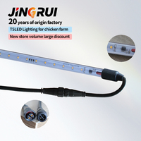 Tubo LED T5 Tri-Proof IP67 de 10W/18W/24W, 4 pies, 48V DC, Lámpara Fluorescente Impermeable con Soporte Lineal