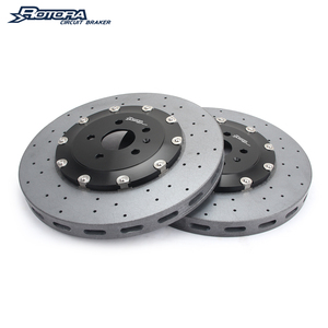 Disque de frein en céramique carbone Rotora Expert Sport 405 410 412 mm adapté aux freins à 4-6-8-10 pistons pour Skoda Opel <span class=keywords><strong>Seat</strong></span> Lancia - Product Image 1