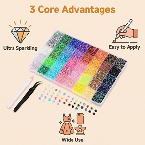 Juego <span class=keywords><strong>de</strong></span> Diamantes <span class=keywords><strong>de</strong></span> Imitación <span class=keywords><strong>de</strong></span> Resina <span class=keywords><strong>de</strong></span> Lujo <span class=keywords><strong>de</strong></span> 3/4/5 mm, 40 Colores, Gemas <span class=keywords><strong>de</strong></span> Cristal <span class=keywords><strong>de</strong></span> Varios Tamaños para Decoración <span class=keywords><strong>de</strong></span> Uñas, Manualidades, Decoración <span class=keywords><strong>de</strong></span> Carcasas <span class=keywords><strong>de</strong></span> Teléfono - Product Image 2